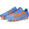 imagePUMA Mens Future Play Firm Artificial Ground Soccer Cleats SneakerBlue Glimmerpuma Whiteultra Orange