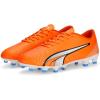imagePUMA Mens Ultra Play Firm GroundArtifical GroundUltra Orangepuma Whiteblue Glimmer