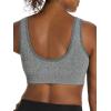 imagePUMA Womens 2 Pack Seamless Sports BraBlackHeather Grey Rib