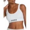 imagePUMA Womens 2 Pack Seamless Sports BraSun StruckWhite