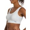 imagePUMA Womens 2 Pack Seamless Sports BraWhiteLight Heather Grey