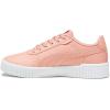 imagePUMA Womens Carina 20 Gradient Sneaker20 Poppy Pinkgoldmatte Goldwhite