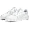 imagePUMA Womens Carina 20 Gradient Sneaker20 Wide Whitewhitesilver