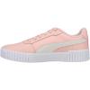 imagePUMA Womens Carina 20 Gradient SneakerRose Dustwarm Whitepuma Silverpuma White