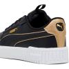 imagePUMA Womens Carina L SneakerSneakerPuma Blackpuma Goldwhite