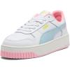 imagePUMA Womens Carina Street SneakerWhitefrosted Dewfluro Yellow Pes