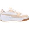 imagePUMA Womens Carina Street SneakerWhiteshifting Sandmetallic Gold