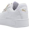imagePUMA Womens Carina Street SneakerWhitewhitemetallic Gold