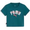 imagePUMA Womens Classics Baby TeeCold Green Aw24