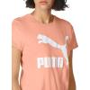 imagePUMA Womens Classics Tee Available in Plus SizesApricot Blushpuma White