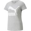 imagePUMA Womens Classics Tee Available in Plus SizesLight Gray Heatherpuma White