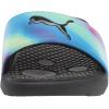 imagePUMA Womens Cool Cat Slide SandalBlack LuminousBlue Fizzy Yellow