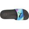 imagePUMA Womens Cool Cat Slide SandalBlack LuminousBlue Fizzy Yellow