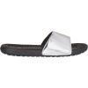 imagePUMA Womens Cool Cat Slide SandalPuma Blackmetallic Silverpuma Silver