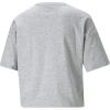 imagePUMA Womens Essentials Cropped Logo TeeLight Gray Heather