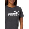 imagePUMA Womens Essentials Tee Available in Plus SizesDark Gray Heatherpu