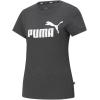 imagePUMA Womens Essentials Tee Available in Plus SizesDark Gray Heatherpuma White