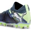 imagePUMA Womens Future 7 Match Firm Artificial Ground Soccer Cleats SneakerGray Skiespuma Whitefizzy Apple
