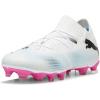 imagePUMA Womens Future 7 Match Firm Artificial Ground Soccer Cleats SneakerPuma Whitepuma Blackpoison Pink