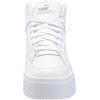 imagePUMA Womens Karmen II Idol Mid ShoesWhitewhitesilver