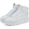 imagePUMA Womens Karmen Rebelle Mid Shoes WhiteLight Sand 10White