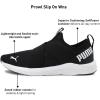 imagePUMA Womens Prowl Slipon Shine WnsCross TrainerBlackWhite