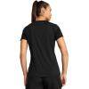 imagePUMA Womens Train All Day Essential Logo TShirtPuma Black Heather Ss25