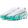imagePUMA Womens Ultra Match Firm Artificial Ground Soccer CleatsWhiteelektro Aquablack