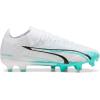 imagePUMA Womens Ultra Match Firm Artificial Ground Soccer CleatsWhiteelektro Aquablack
