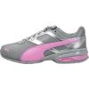 imagePuma Womens Tazon 6 Graphic Lace Up SneakersCool Mid GrayMauved OutPuma Silver