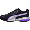imagePuma Womens Tazon 6 Graphic Lace Up SneakersNew NavyDark AmethystPuma Silver