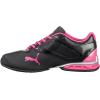 imagePuma Womens Tazon 6 Graphic Lace Up SneakersPuma Blackpuma Silverbeetroot Purple