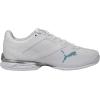 imagePuma Womens Tazon 6 Graphic Lace Up SneakersPuma WhiteZen BluePuma Silver
