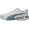 imagePuma Womens Tazon 6 Graphic Lace Up SneakersPuma WhiteZen BluePuma Silver