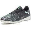 imagePUMA Mens Future 8 Play Indoor Soccer ShoesBlackcool Light Grayfluo Green