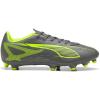 imagePUMA Mens Ultra 5 Play Firm Artificial Ground Soccer Cleats SneakerMatte Aged Silveryellow Alertpuma Aged Silver