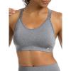 imagePUMA Womens 2 Pack Seamless Sports BraFrosted DewHeather Grey