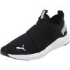 imagePUMA Womens Prowl Slipon Shine WnsCross TrainerBlackWhite