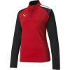 imagePUMA Womens Teamliga 14 Zip TopPuma Redpuma Black