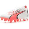 imagePUMA Womens Ultra Match Firm Ground Artificial Ground Soccer CleatsPuma Whitepuma Blackfire Orchid