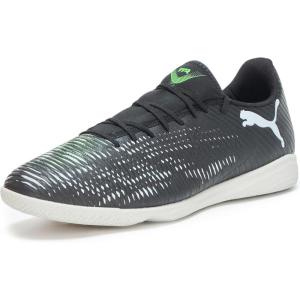 imagePUMA Mens Future 8 Play Indoor Soccer ShoesBlackcool Light Grayfluo Green