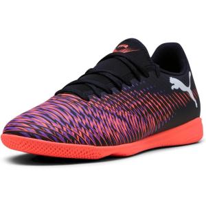 imagePUMA Mens Future 8 Play Indoor Soccer ShoesBlackwhiteglowing Red
