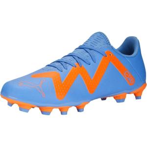 imagePUMA Mens Future Play Firm Artificial Ground Soccer Cleats SneakerBlue Glimmerpuma Whiteultra Orange