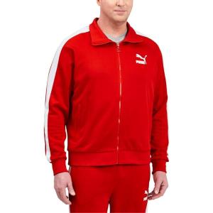 imagePUMA Mens T7 PlayParis Track JacketHigh Risk Redpuma White