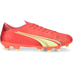 imagePUMA Mens Ultra Play Firm GroundArtifical GroundFiery Coralfizzy Lightpuma Black