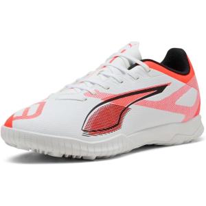 imagePUMA Mens Ultra Play Turf Trainer Soccer Cleats BlackWhite 13Puma Whitepuma Blackglowing Red