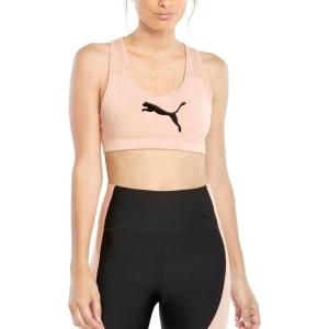 imagePUMA Womens 4keeps Bra Available in Plus SizesPeach Parfaitmetallic Black