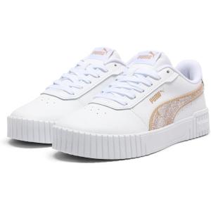 imagePUMA Womens Carina 20 Gradient Sneaker20 Whiteprairie Tan