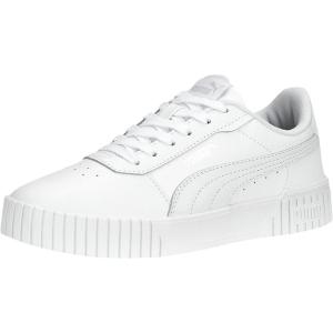 imagePUMA Womens Carina 20 Gradient Sneaker20 Wide Whitewhitesilver