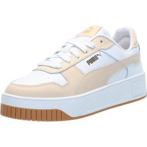 imagePUMA Womens Carina Street SneakerWhiteshifting Sandmetallic Gold